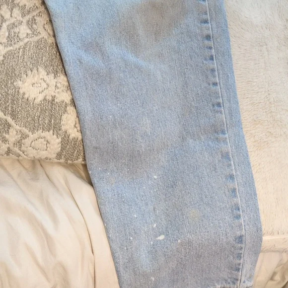 Levi's Blue Straight Jeans Classic Style - Picture 4 of 10